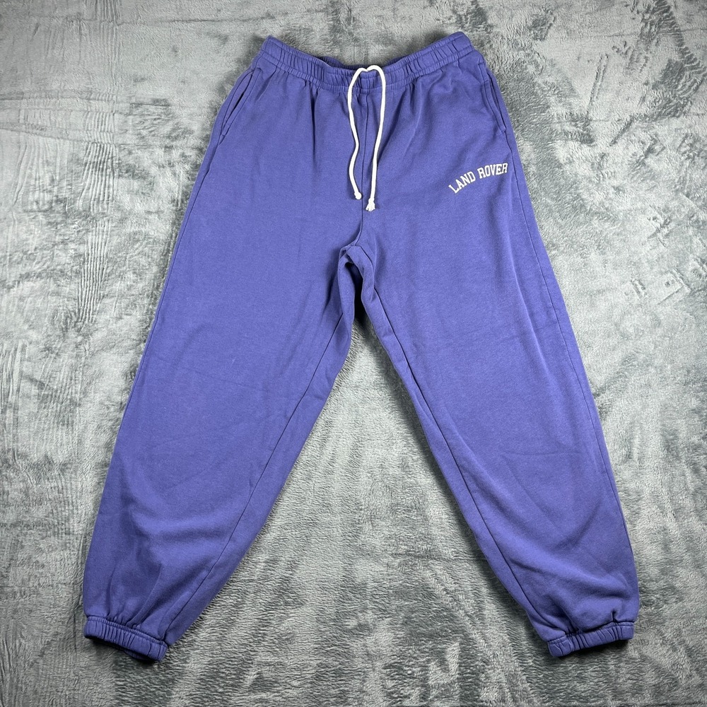 PacSun Land Rover Purple Sweatpants Womens Medium Logo Joggers Drawstring